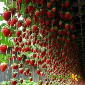 Клубника ампельная Анастасия купить по цене от 370р. в интернет-магазине «Посадика» с доставкой почтой в в Саяногорске и по всей России – [изображение №1].