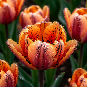 Тюльпан Литл Джем купить по цене от 199р. в интернет-магазине «Посадика» с доставкой почтой в в Саяногорске и по всей России – [изображение №1].